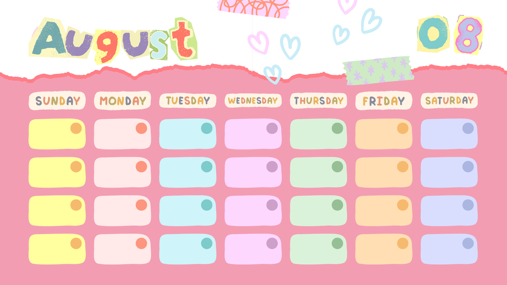 Classroom Calendar – 28-Page Printable PDF