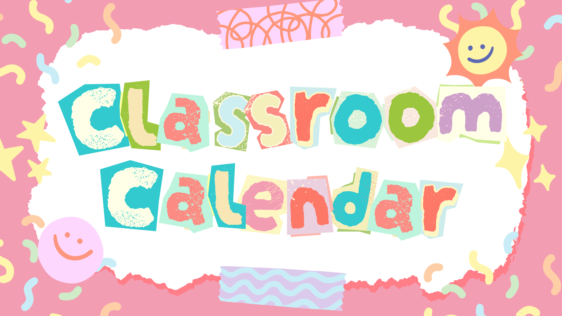 Classroom Calendar – 28-Page Printable PDF