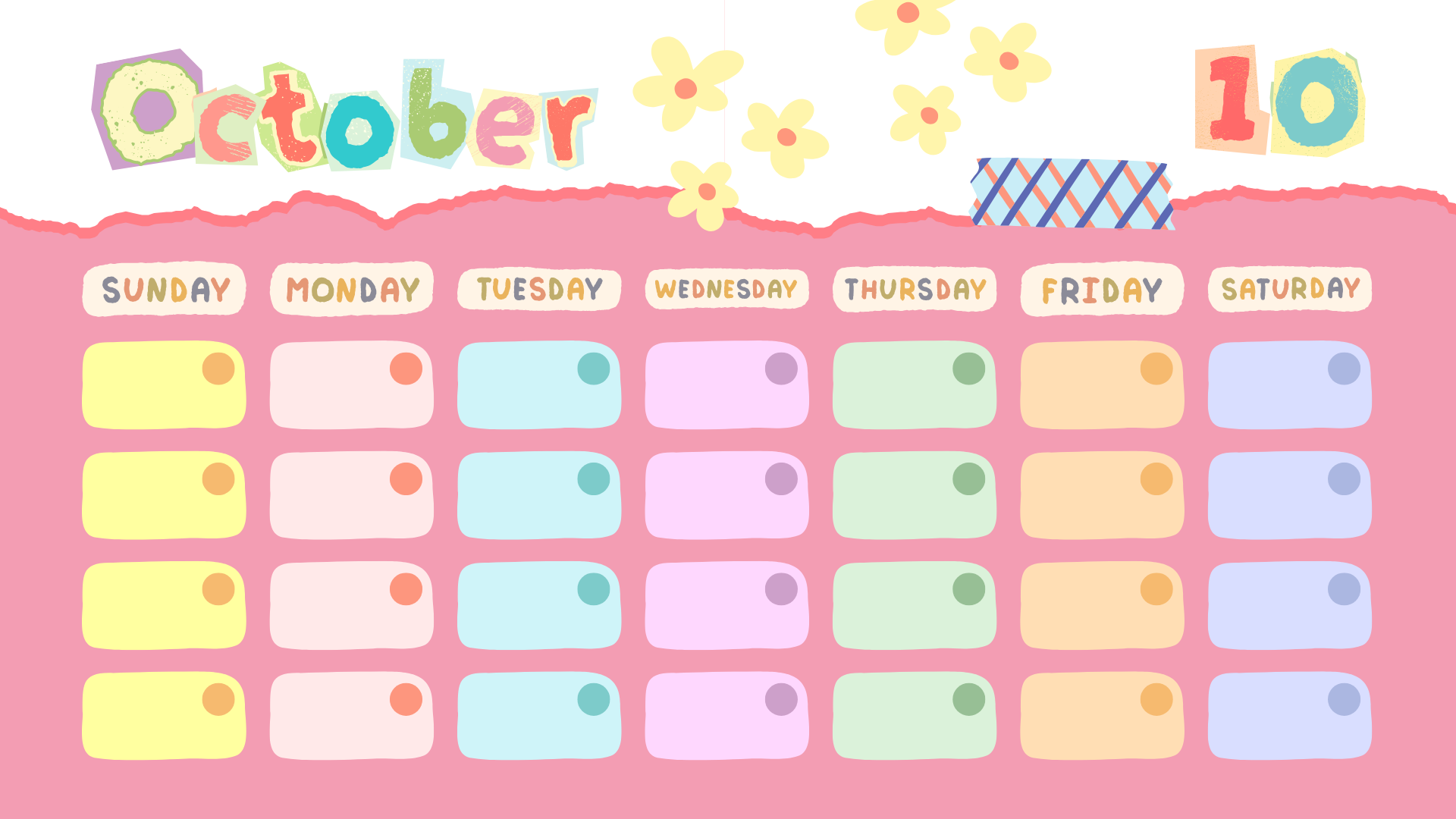 Classroom Calendar – 28-Page Printable PDF