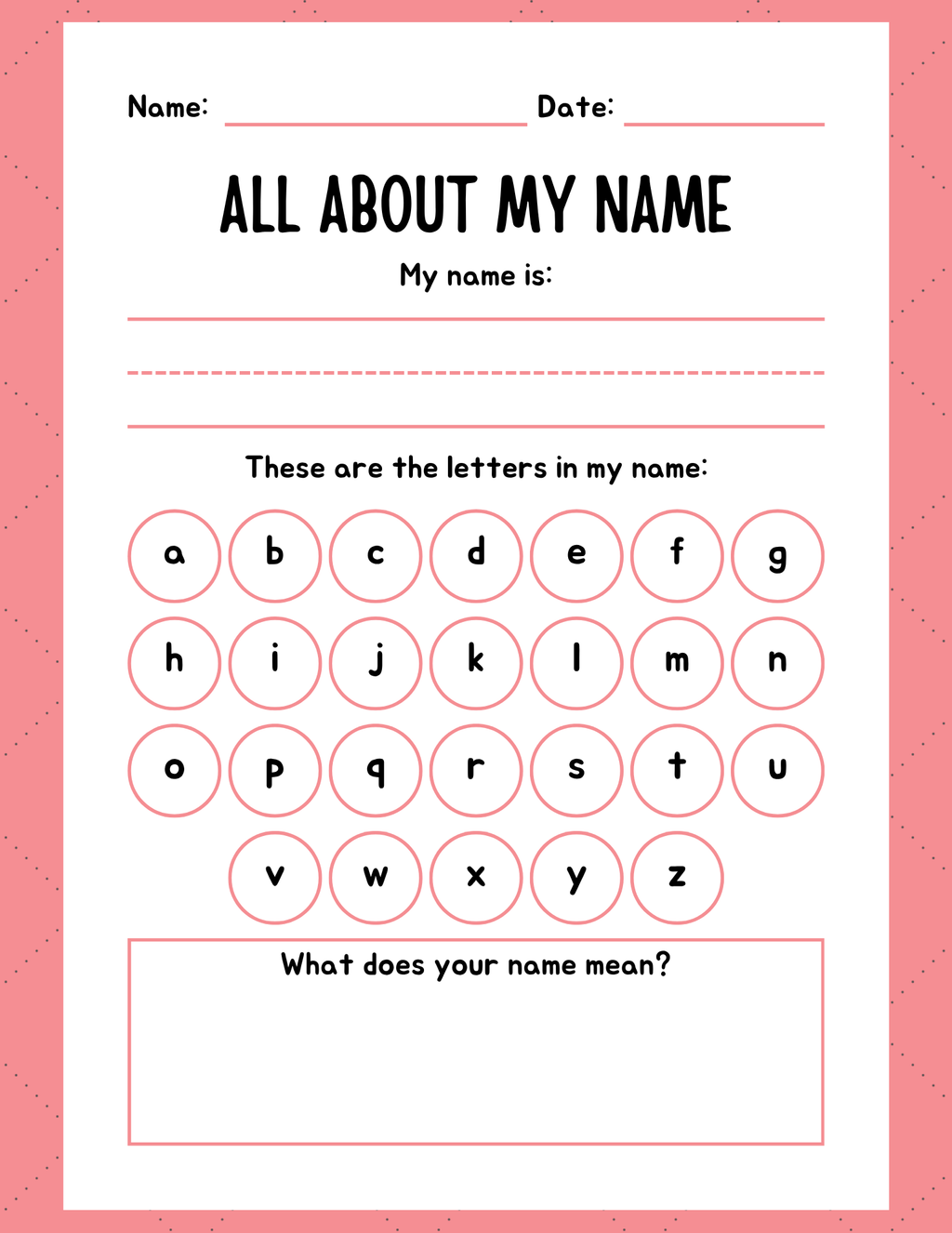 Number tracing 1-5 worksheet
