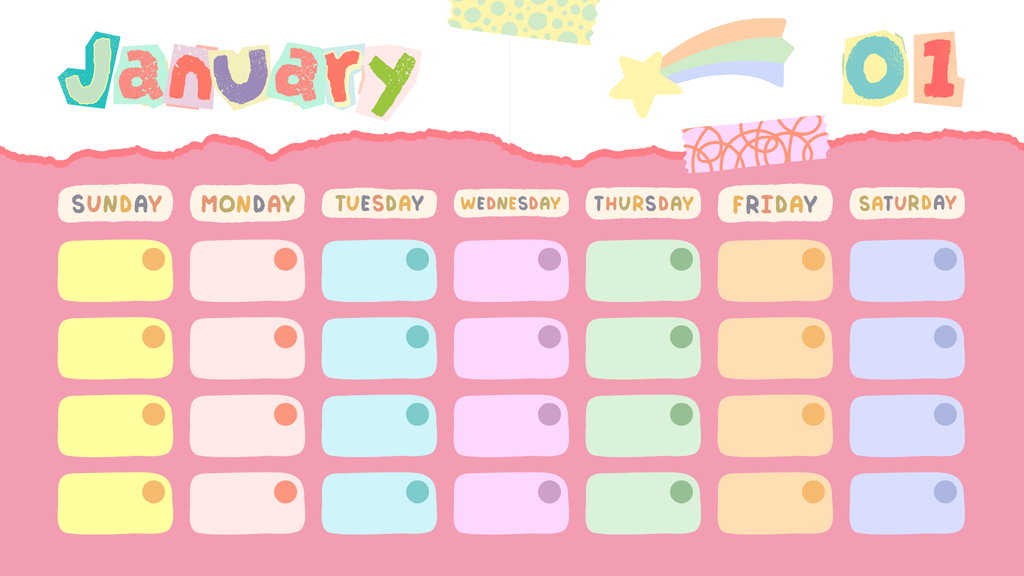 Classroom Calendar – 28-Page Printable PDF