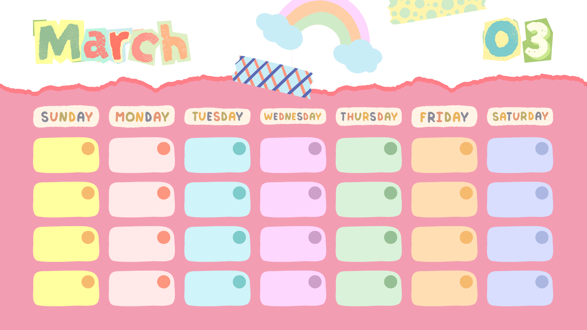 Classroom Calendar – 28-Page Printable PDF